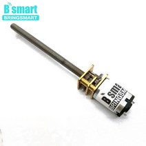 나사산 샤프트 M4 55mm DC 기어 모터 15/30/50/60/100/200/300/500/1000rpm 미니 전기 스크류 감속기 N20 3V 6V 12V, 12V 100rpm