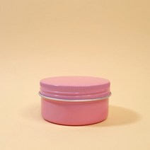 몰드몰 알루미늄 뉴타입 핑크라인 틴 케이스 80ml _ 트래블캔들용기 틴케이스 용기