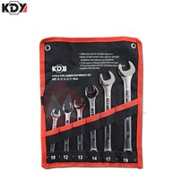 6종 렌치세트 수공구 사이즈별 세트구성 기어렌치 _HIKT