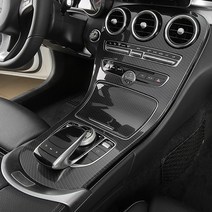 주주 벤츠 GLC X253 카본 몰딩 기어패널 커버 실내인테리어, 노멀타입 블랙