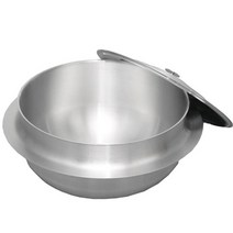 킹서진 통3중 스테인레스 대형 가마솥 7size36 40 45 50 55 60 65 가정용 업소용 학교 병원 식당 가마솥, 60cm