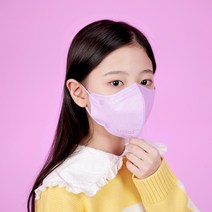 토드비 슈슈 새부리형 중형 주니어 2D 컬러마스크 M, 1box, 라일락퍼플