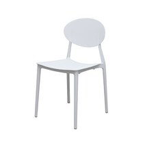 RM 디자인 인테리어 사출 플라스틱 카페 식탁 의자, 02.클로버체어/화이트, 1개