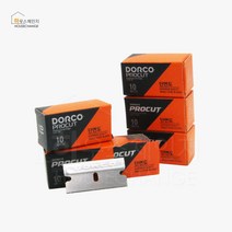 도루코 단면도 프로컷 줄눈 스티커제거 바닥 껌 청소칼날 면도칼 캇터칼, 도루코 단면도 프로컷 박스 (100개입)