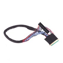 will 케이블 난 텐도 will 케이블I-PEX 20453-040T-11 40Pin 2ch 6bit LVDS 케이블 10.1-18.4 인치 LED LCD, 한개옵션0