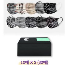[빠른배송] 국산 3중필터 숨 편한 패션마스크, 디자인, 작은별