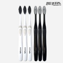 덴티본조르노 부드러운 미세모 칫솔 6개, 단일옵션