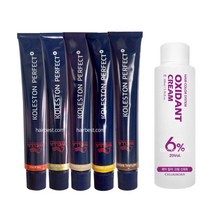웰라 콜레스톤 플러스 염색약 80g+산화제100ml 네츄럴 브라운/컬러컨트롤, 네이쳐 브라운 6/07
