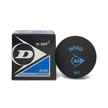 던롭 INTRO 파란점 연습용 스쿼시볼 초보자용 낱개