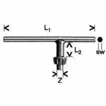 보쉬 척키 드릴척핸들 드릴척 1607950028 665-0134, 단품