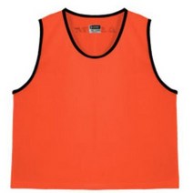팀조끼 팀베스트 L사이즈 가슴폭 60cm 오렌지 SW4003 마킹 가능 메쉬원단 팀스포츠 체육활동 학교체육