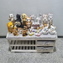 동물 장식품 소품 인형 강아지 고양이, 2. 48158 4P 세트