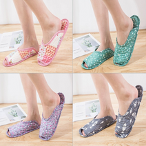 어린이집 퀼트 면 슬리퍼 누빔 쿠션덧신 거실화 쿠션 서빙화 편안한 유치원 귀여운 땡땡이, 9붉은별, 1개