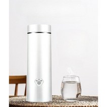 휴대용 전기포트 보온 텀블러 커피 차 컵라면 분유 물 끓이기 데우기 죽끓이기 400ML, E은회색-물+스튜
