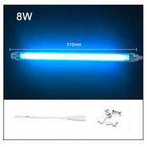 UVC 석영 자외선 램프 220V 110V 6W 8W T5 튜브 전구 살균기 살균 소독 Deodor 병원에 대 한, 8W No Plug_CHINA | 220V