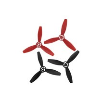 DJI 호환 패럿 비밥 2 드론 용 프로펠러 4 개 퀵 릴리스 블레이드 로터 부품 교체 소품 CW 액세서리, 03 2 Black 2 Red