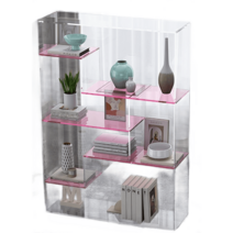 아크릴 책꽂이 투명 보관 잡지 북 인테리어 정리 거실, 옵션3