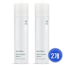 이니스프리 그린티 미스트 안개분사(120mlx2개), 120ml, 2개