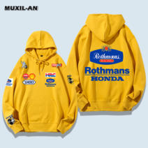 맨투맨 HONDA 혼다 까푸 문 바이크 남자 클래식 차량 MOTOGP 공장을 잇다 라이딩 싸이클복 4598285428