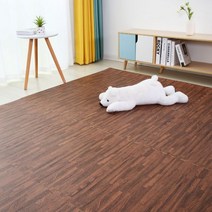 원목 소재 놀이 퍼즐 매트 EVA 폼 부드러운 바닥 접합 연동 어린이 러그 아이방 거실 장식 크롤링 패드, A_6 pieces