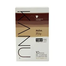 카누 더블샷 라떼 스틱 커피, 1개, 10개입