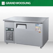 우성 테이블 냉동고 1200 올냉동 업소용 CWS-120FT, 내부스텐, 아날로그, 좌측
