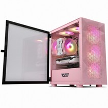 블루컴퓨터 AMD 라이젠 5600X RTX 3060 500GB 핑크 게이밍 컴퓨터 배그 로스트아크 디아블로 오버워치 롤 게임용 PC 데스크탑 본체