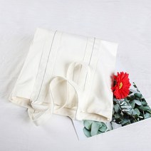 [] 여자 봄 가을 학생 보조가방 스티치 포인트 에코백