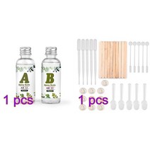 주물용 접착제 AB 에폭시 수지 완전 키트 고접착 접착제 크리스탈 투명 경화제 DIY 용품 미술 주조 쥬얼리, 14 A50g-B50g Set