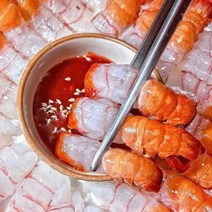 베리타임 손질 딱새우회 바로먹는 제주도 딱새우회 1팩 / 2팩 냉동X 간장포함 산지직송 제주 가시발 새우 바로먹는 진공포장 안비린, 제주도 딱새우 2팩 총 32~40미