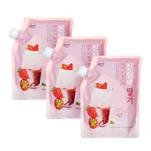 복음자리 진심의 딸기청 1kg x2개 국내산딸기77% 수제 딸기청 아이스, 복음자리 진심의 딸기청 1kg x3개 국내산딸기77%