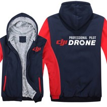 드론 DJI-파일럿 후드티 남성용 멋진 두꺼운 겨울 DJI 팬텀 매빅 스웨트 셔츠 풀오버 남성 코트, [04] XL, [01] as picture
