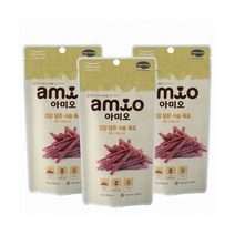 [아미오] 풀무원 강아지 간식 사슴 육포 50g x 3개, 상세 설명 참조