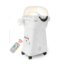 헤어 훈증 헤드 두피 스파 테라피 미용실 스팀 기계, 항온 물순환 온도조절 샤워 마사지 세트