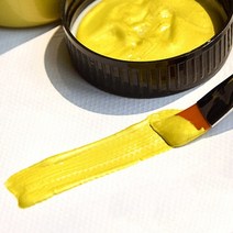 아크릴 물감 100ml 오일 페인트 페인팅 메탈릭 아크릴 골드 조각상 색칠 손으로 그린, 펄 옐로우