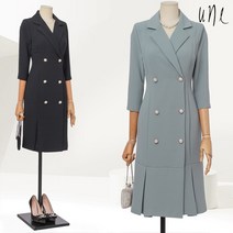 윈 UNE모던클래식맞주름헴원피스