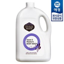 애경 샤워메이트 스위트 앤 모이스처 대용량 바디워시 4000ml x1개 +펌프증정, 단품없음