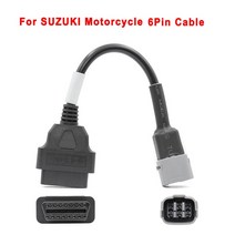 자동차 회로 할리Ducati 모토 OBD 연장 케이블위한 KTM 6pin위한 HONDA YAMAHA 기관 자전차 motobike위한, 07 YELLOW