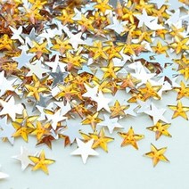 기타 바보사랑[큰솔스토밍](몽스쿨) DS0049-6 별 큐빅 노랑 1cm(200P)