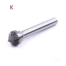 1pcs 6mm * 12mm 초경 텅스텐 강철 그라인딩 헤드 더블 컷 밀링 커터 목공 로타리 파일 CNC 도구 조각, 8K