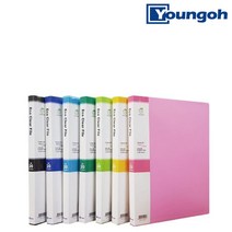 영오산업 A4 클리어파일 PP (속지 20매), 10개입, 20P청색