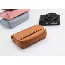 [mekee] 카메라파우치 소니ZV1 후지X100V 캐논G7Xmark3 리코GR3 라이카D-LUX7, L, L 차콜