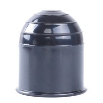 견인고리 자동차견인고리 튜닝 용품 범용 50mm 자동 바 볼 커버 액세서리 검정 캡 히치 캐러밴 트레일러 볼 보호 간단한 내구성 디자인, 1pc 검정
