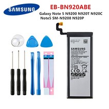 삼성배터리EB-BN920ABE 3000mAh 배터리 삼성 갤럭시 노트5 N9200, CHINA