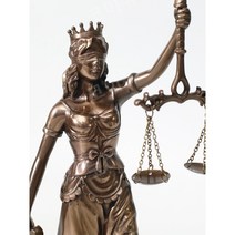 정의의여신상 법원 법률사무소 법조인 장식 정의 그리스 여신 소품, 속담의여신 33cm