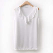 블라우스 브라우스 셔츠 남방 여성 빅사이즈 프릴나시 BG5500M305 큰옷 여자