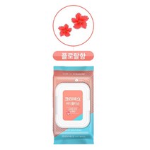 크리넥스 바디 물티슈 플로랄향 캡형 20매 5개, 플로랄향 20매 X 5개