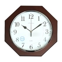 저소음 팔각 벽걸이시계 T6338, 단품
