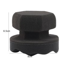 견고한 Car Wax Polishing Sponge Detailing Brush applicator hand tire wax High Density Foam For Auto, 02 S