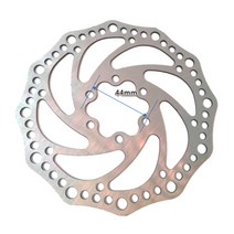 전동킥보드 로터 브레이크 디스크 140mm (6홀), 단품, 1개